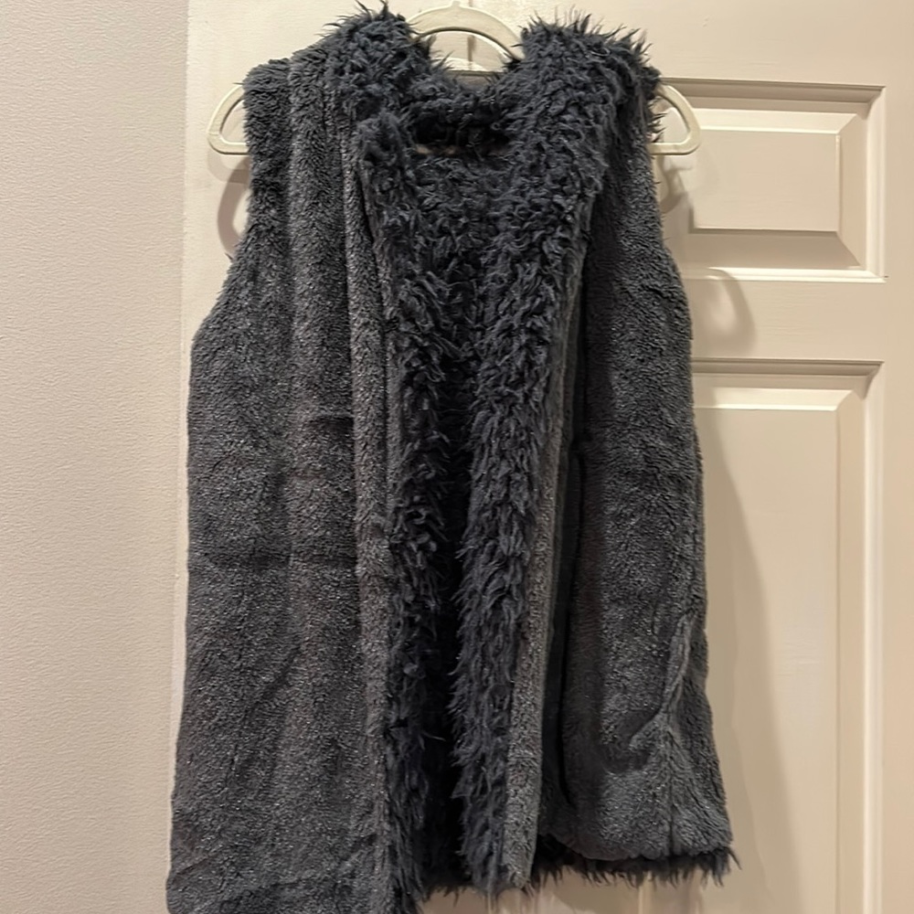 Reversible Gray Vest